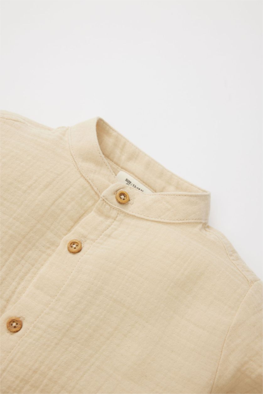 مولود ذكر بيج طقم ولادي قميص وبنطلون - قطعتين