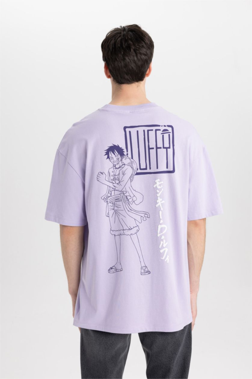 MAN Lilac Comfort Fit Short Sleeve T-Shirt