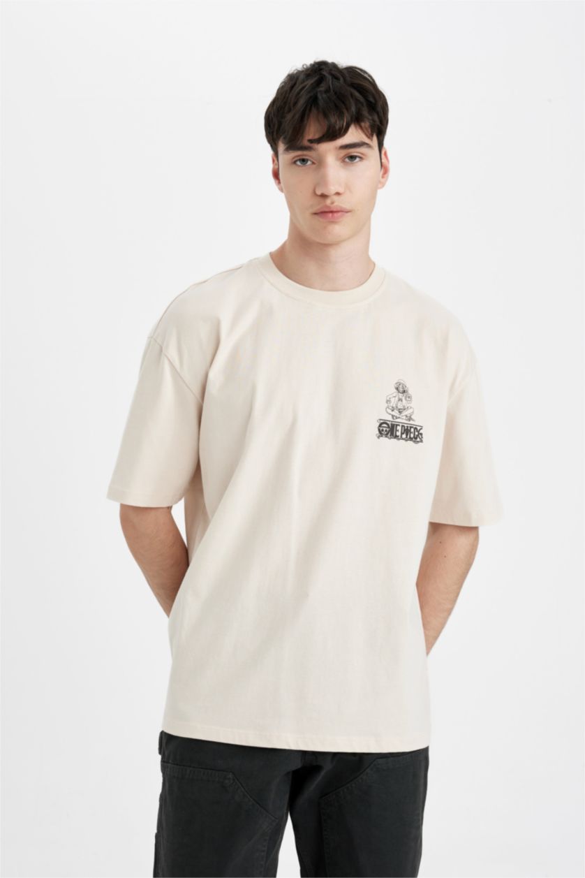 MAN Sand Oversize Fit Short Sleeve T-Shirt