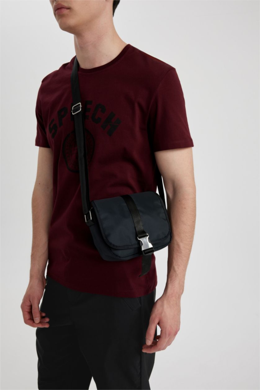 رجالي أسود شنطة كروس بودي رجالي أسود