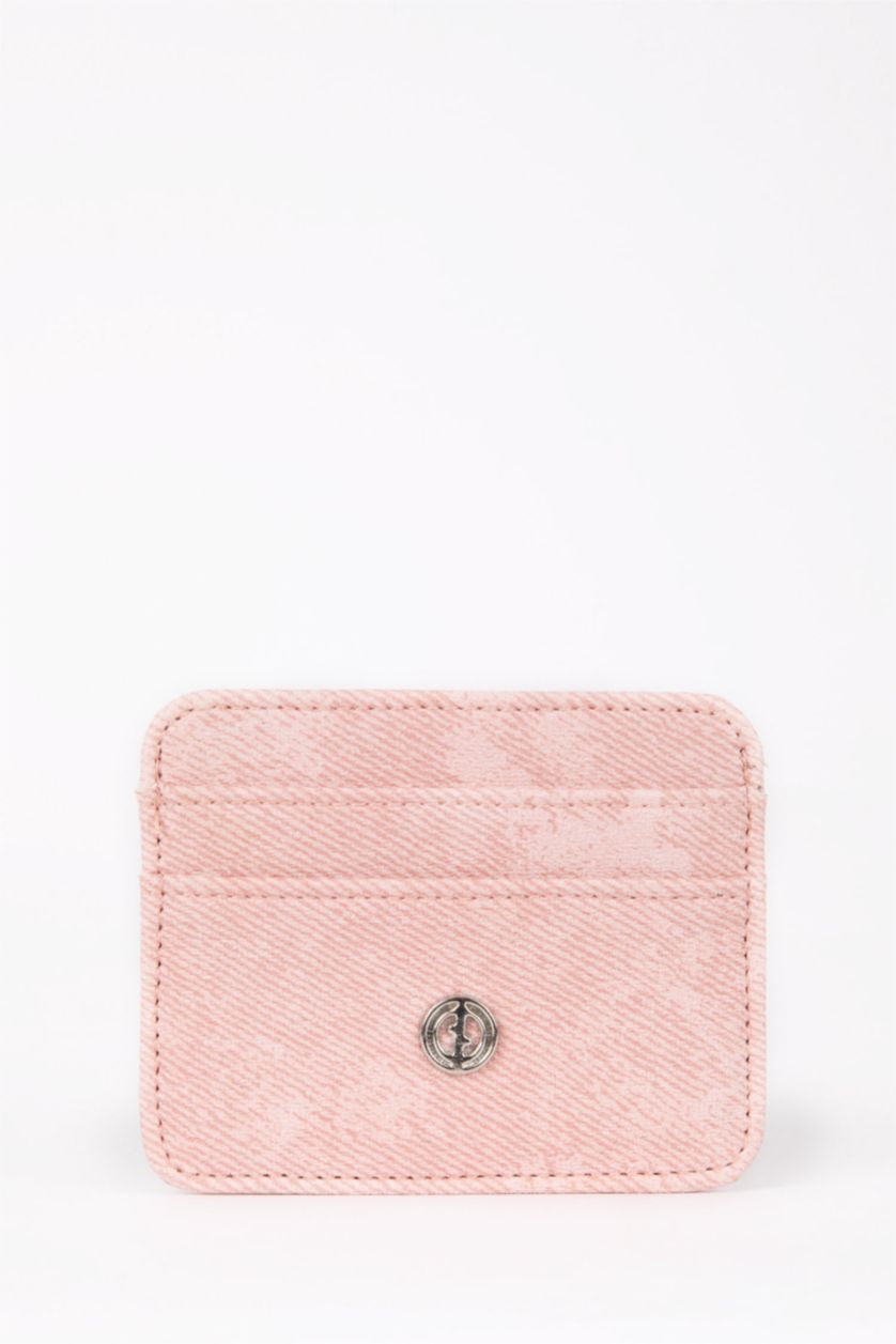 Kadın Pembe Kadın Jean Görünümlü Kartlık