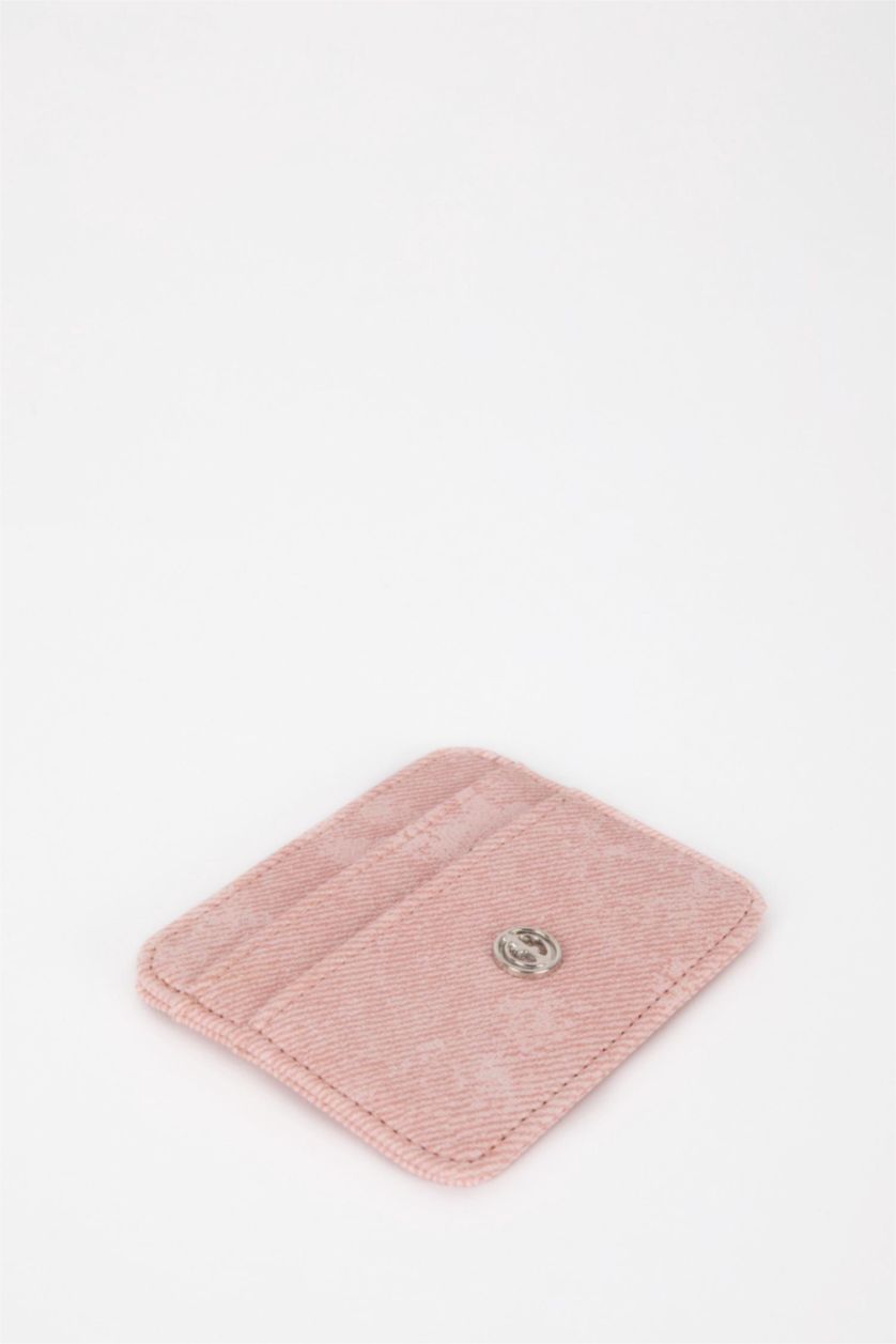 Kadın Pembe Kadın Jean Görünümlü Kartlık