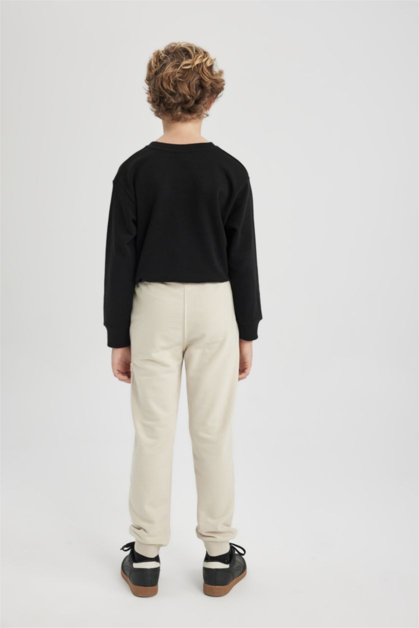 أولاد بيج بنطلون بجامة رياضي ولادي قماش رقيق قصة عادية