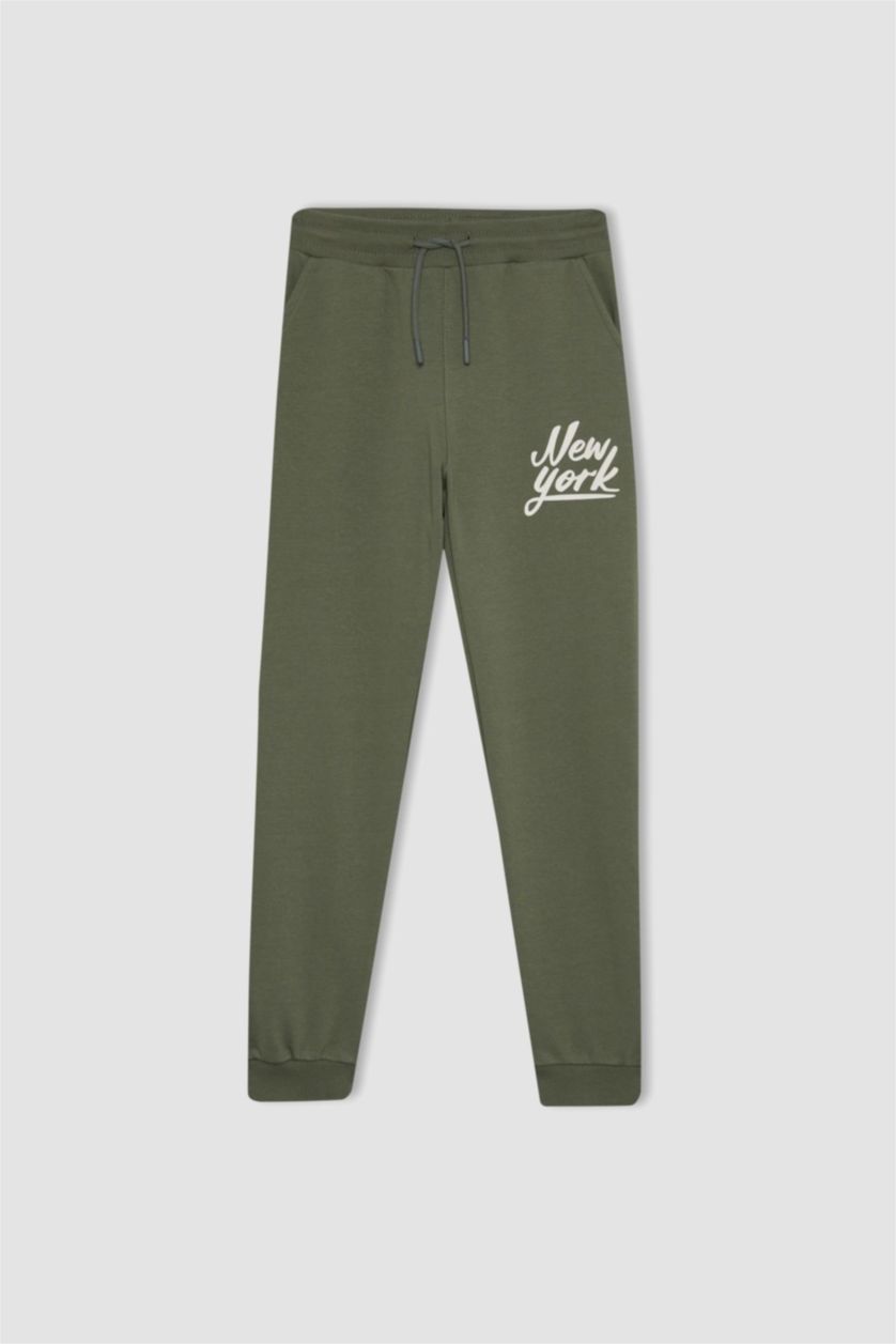 BOYS & TEENS Khaki Boy Printed Sweatpants