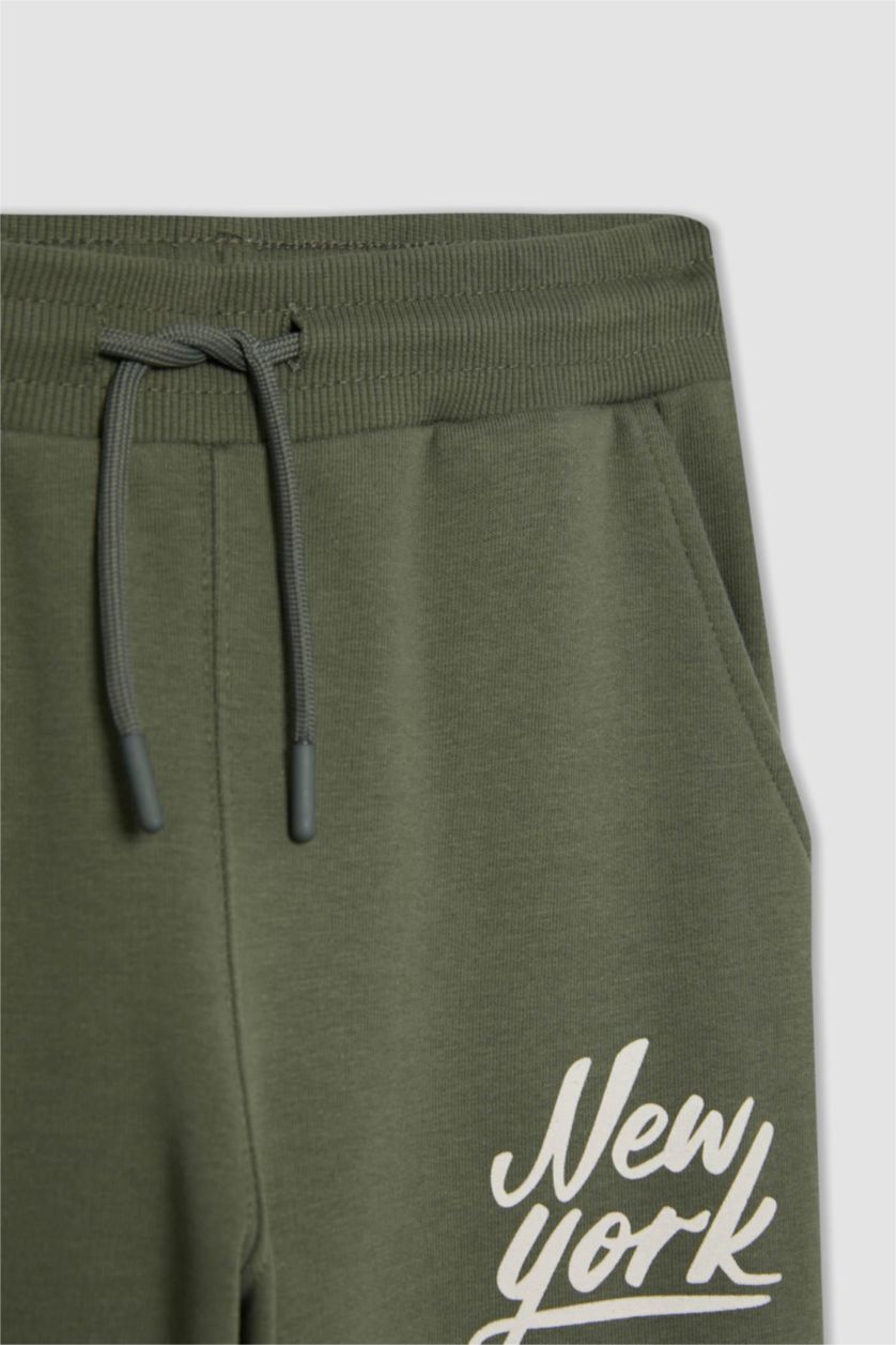 BOYS & TEENS Khaki Boy Printed Sweatpants