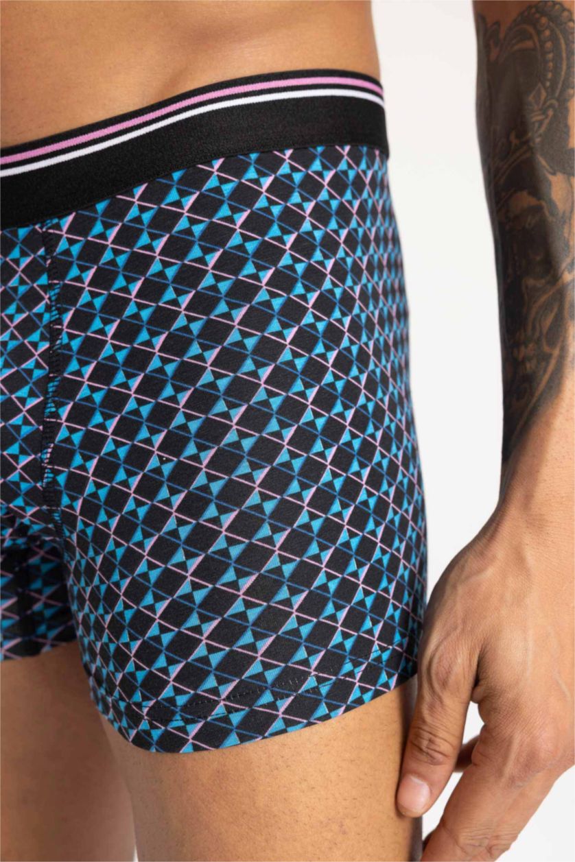 رجالي أسود بوكسر قصة عادية - 3 قطع