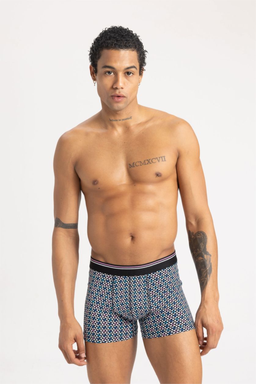 رجالي أسود بوكسر قصة عادية - 3 قطع