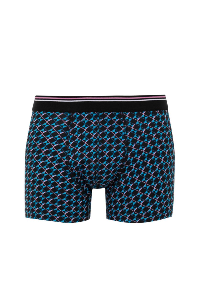 رجالي أسود بوكسر قصة عادية - 3 قطع