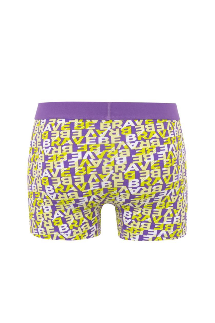 Erkek Sarı Regular Fıt 3'lü Boxer