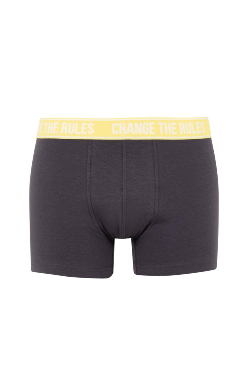 رجالي أصفر بوكسر قصة عادية - 3 قطع