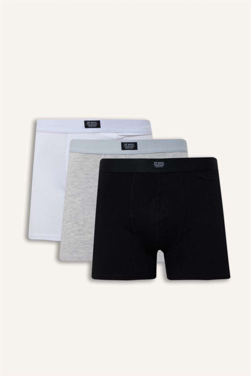 رجال أسود Regular Fit 3 Piece Boxers