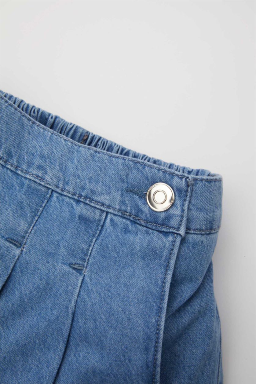 BÉBÉ FILLE Bleu Jupe Short en Jean pour Bébé Fille
