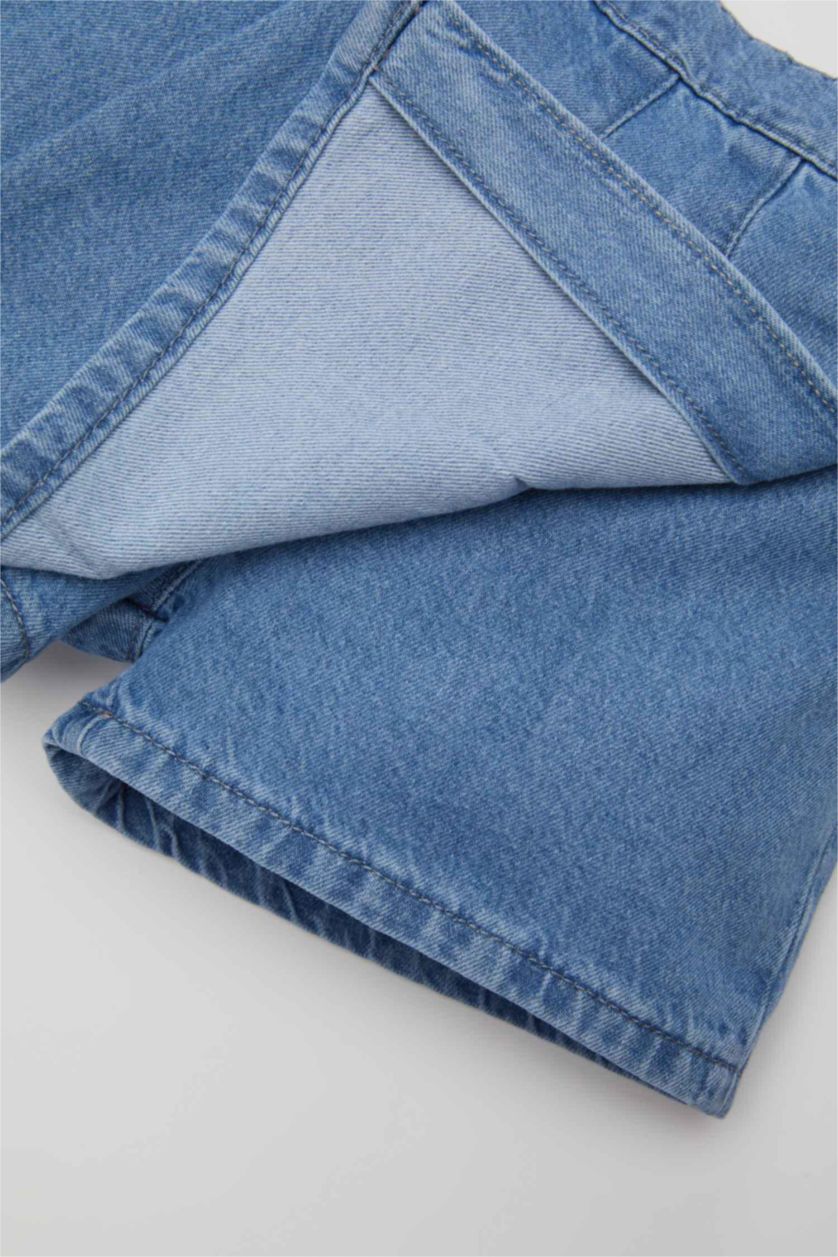 BÉBÉ FILLE Bleu Jupe Short en Jean pour Bébé Fille