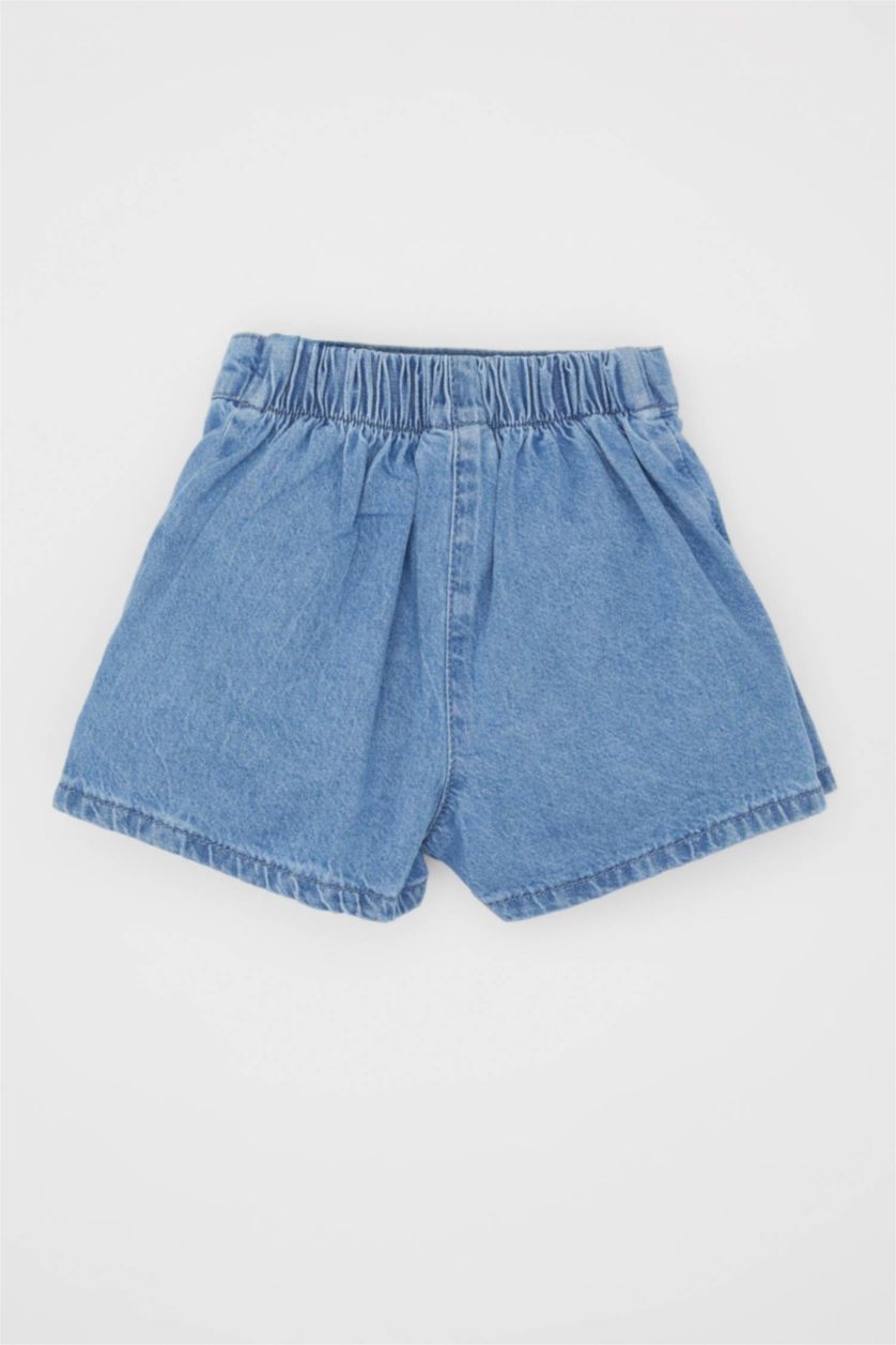 BÉBÉ FILLE Bleu Jupe Short en Jean pour Bébé Fille