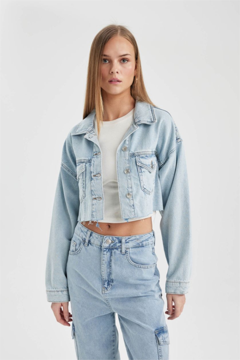 WOMAN Light Blue Denim Jacket