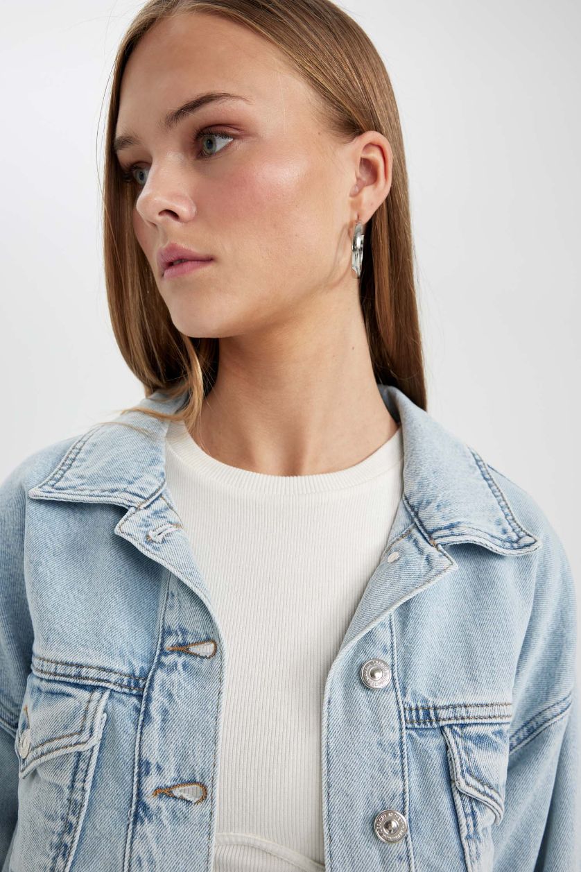 WOMAN Light Blue Denim Jacket