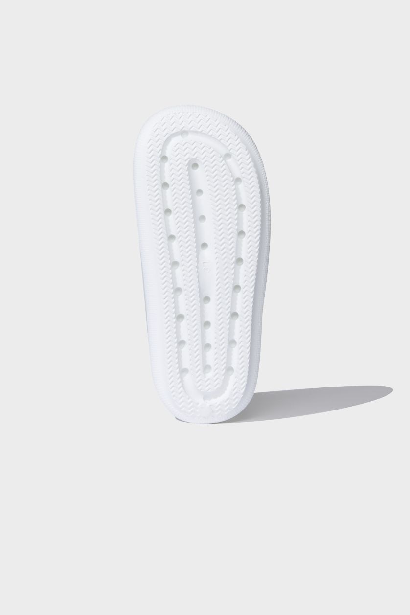 نساء أبيض شبشب إيفا بكعب عالي بشريط مزدوج