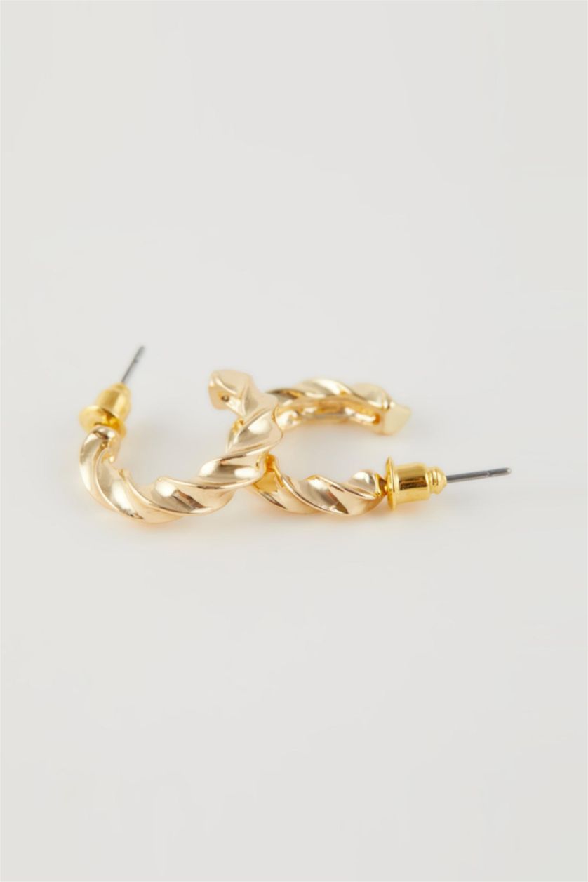 Kadın Altın Kadın 3'lü Gold Halka Küpe