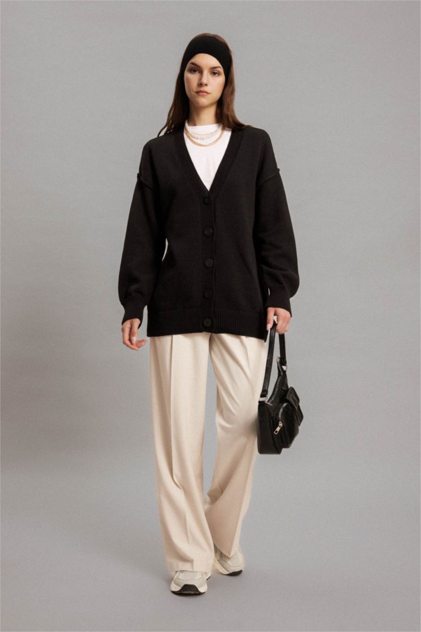 Kadın Siyah Regular Fıt