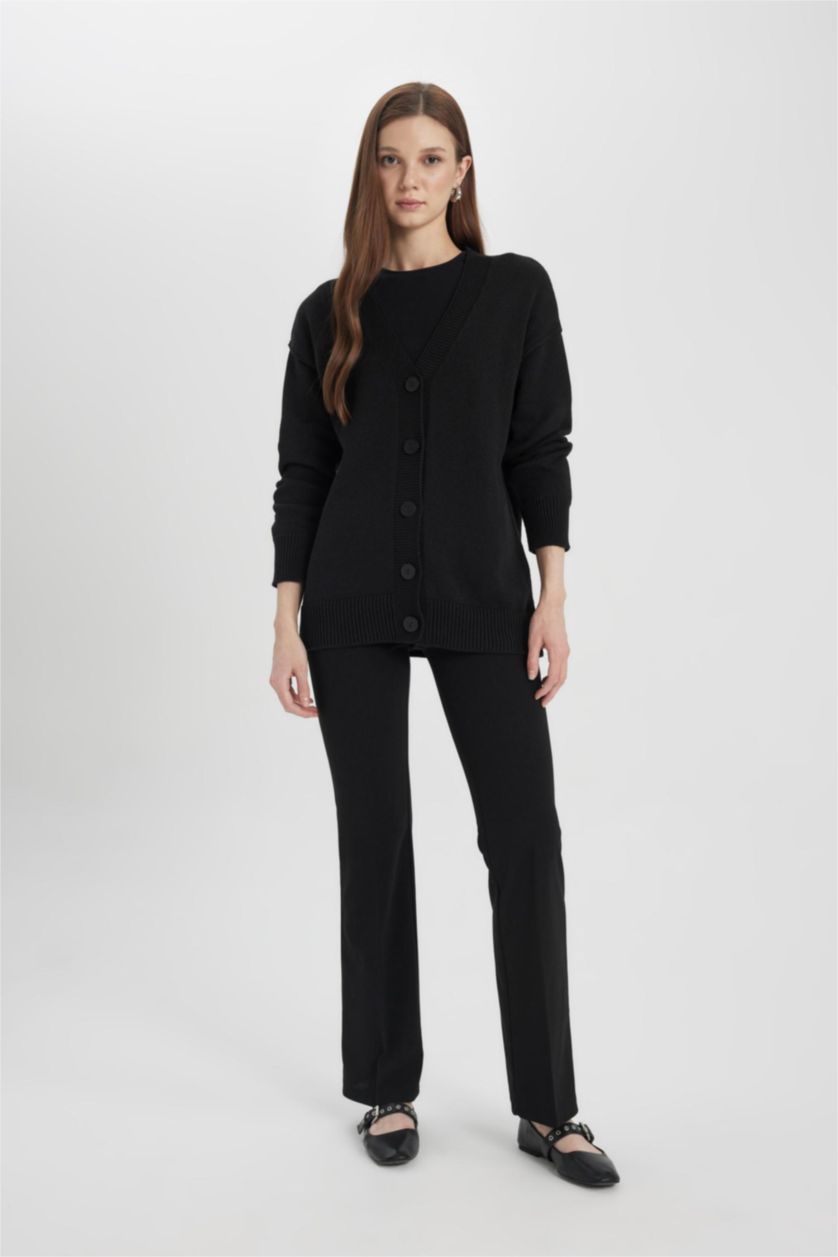 Kadın Siyah Regular Fıt