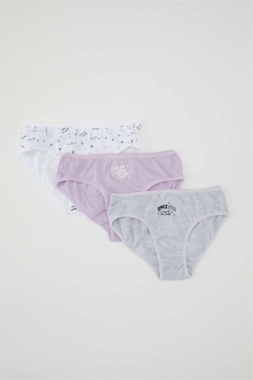 GIRLS & TEENS Lilac Girl 3 Piece Slip Panties