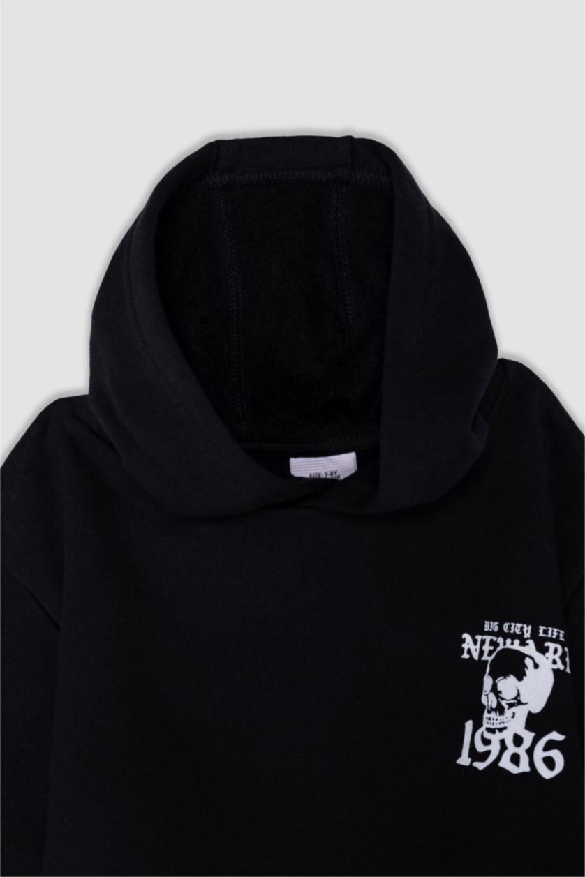 أولادي أسود سويت شيرت اولادي تقيل قصة عادية