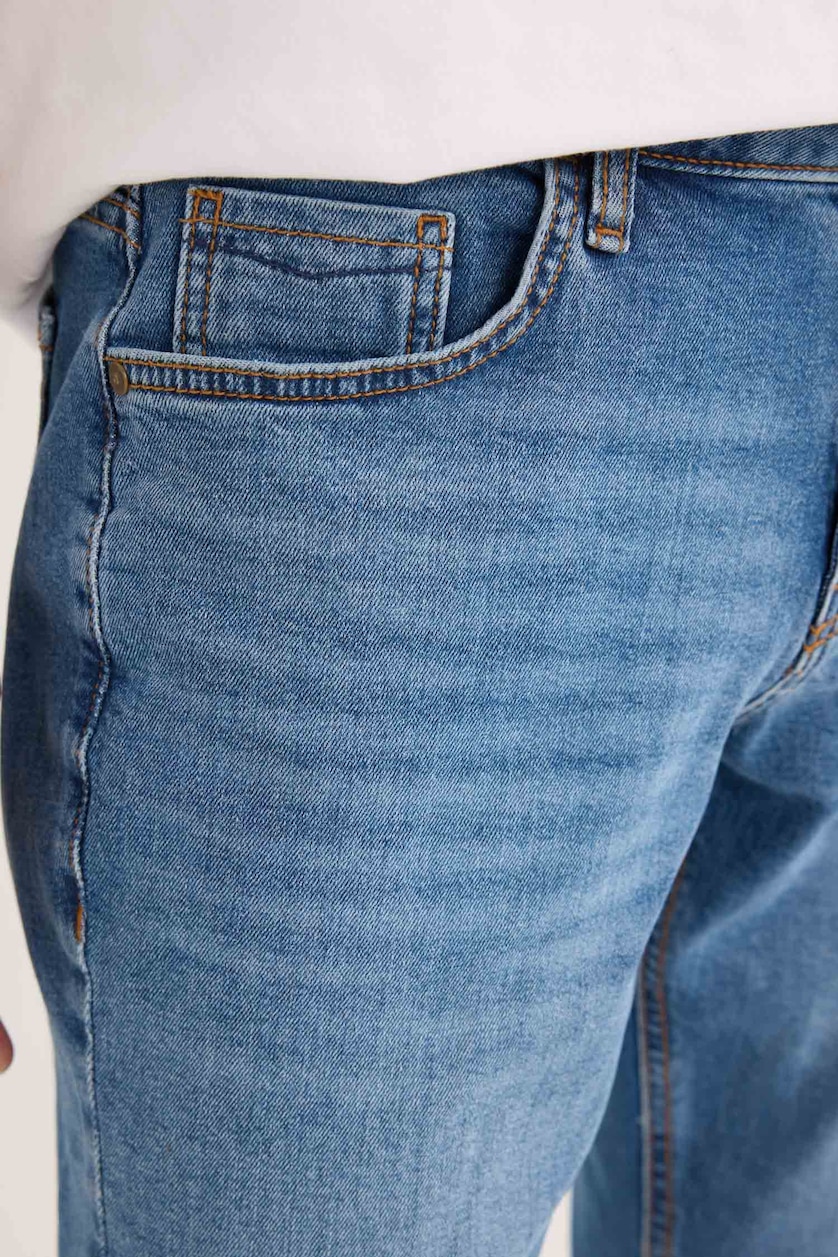 Erkek Mavi Pedro Slim Fit Jean Pantolon