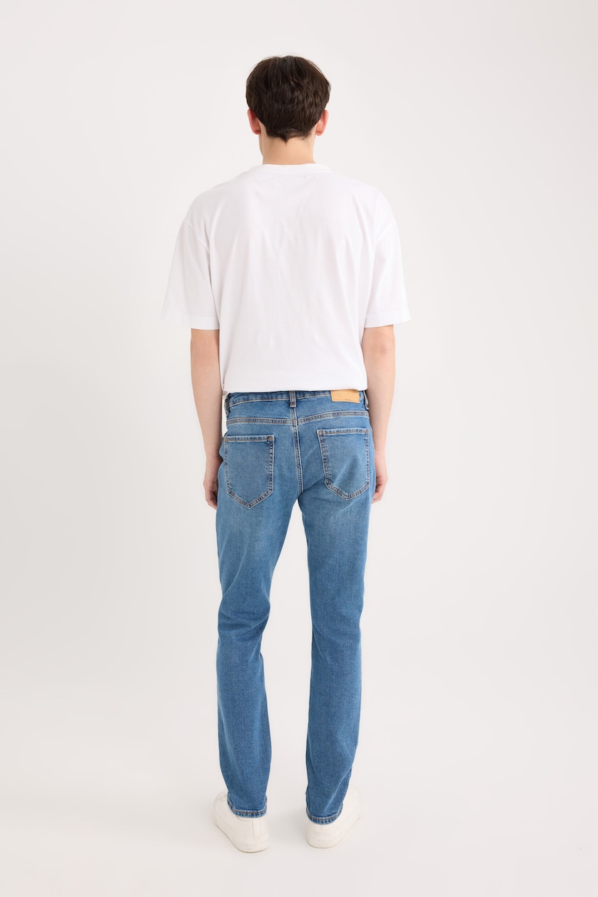 Erkek Mavi Pedro Slim Fit Jean Pantolon