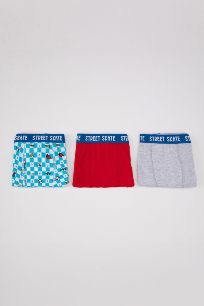 GARÇONS Gris Lot de 3 Boxers pour Garçon