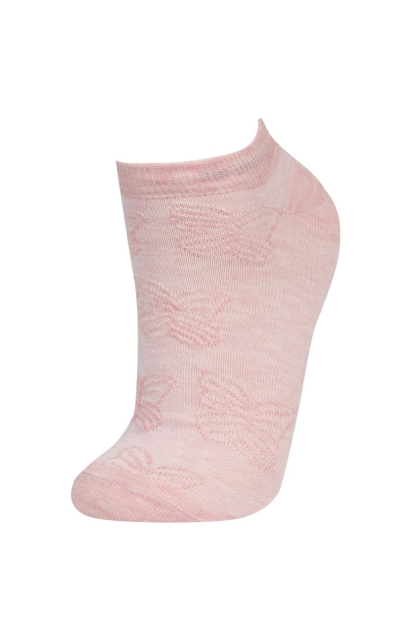 Kadın Karma Kadın 3'lü Pamuklu Patik Çorap