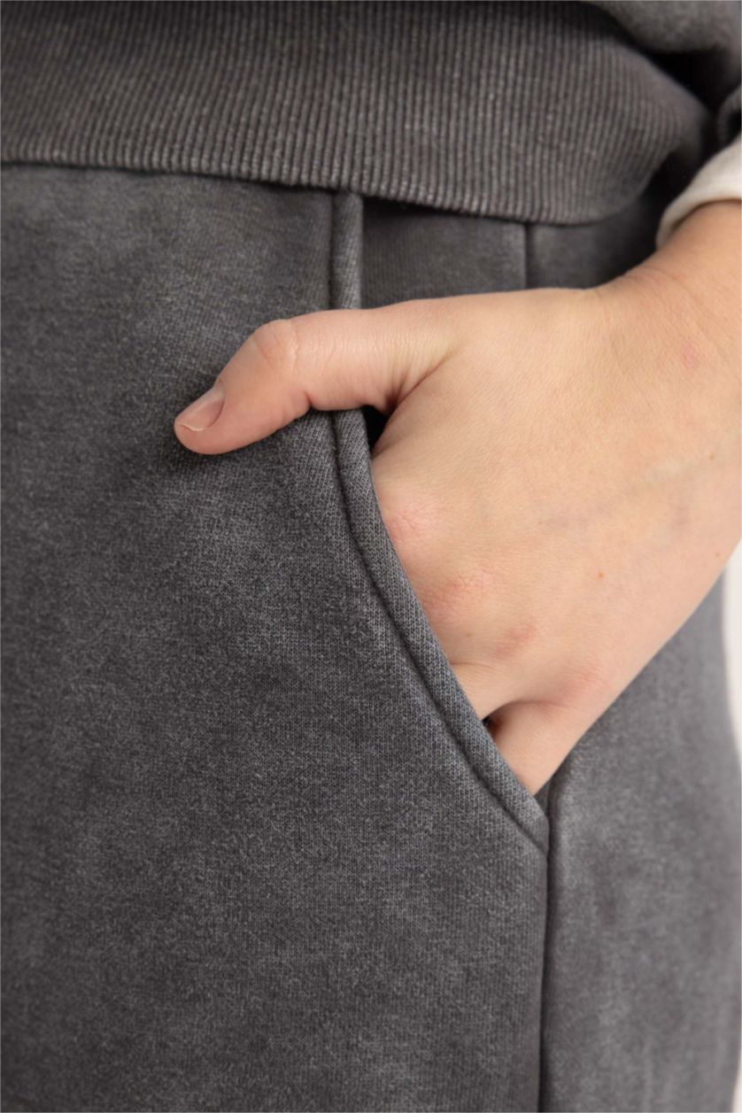 WOMAN Anthracite Thick Jogger Sweatpants