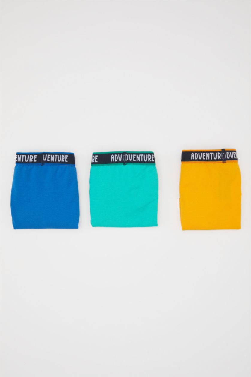 Мальчики и подростки Зеленый Боксеры для мальчиков, 3 шт