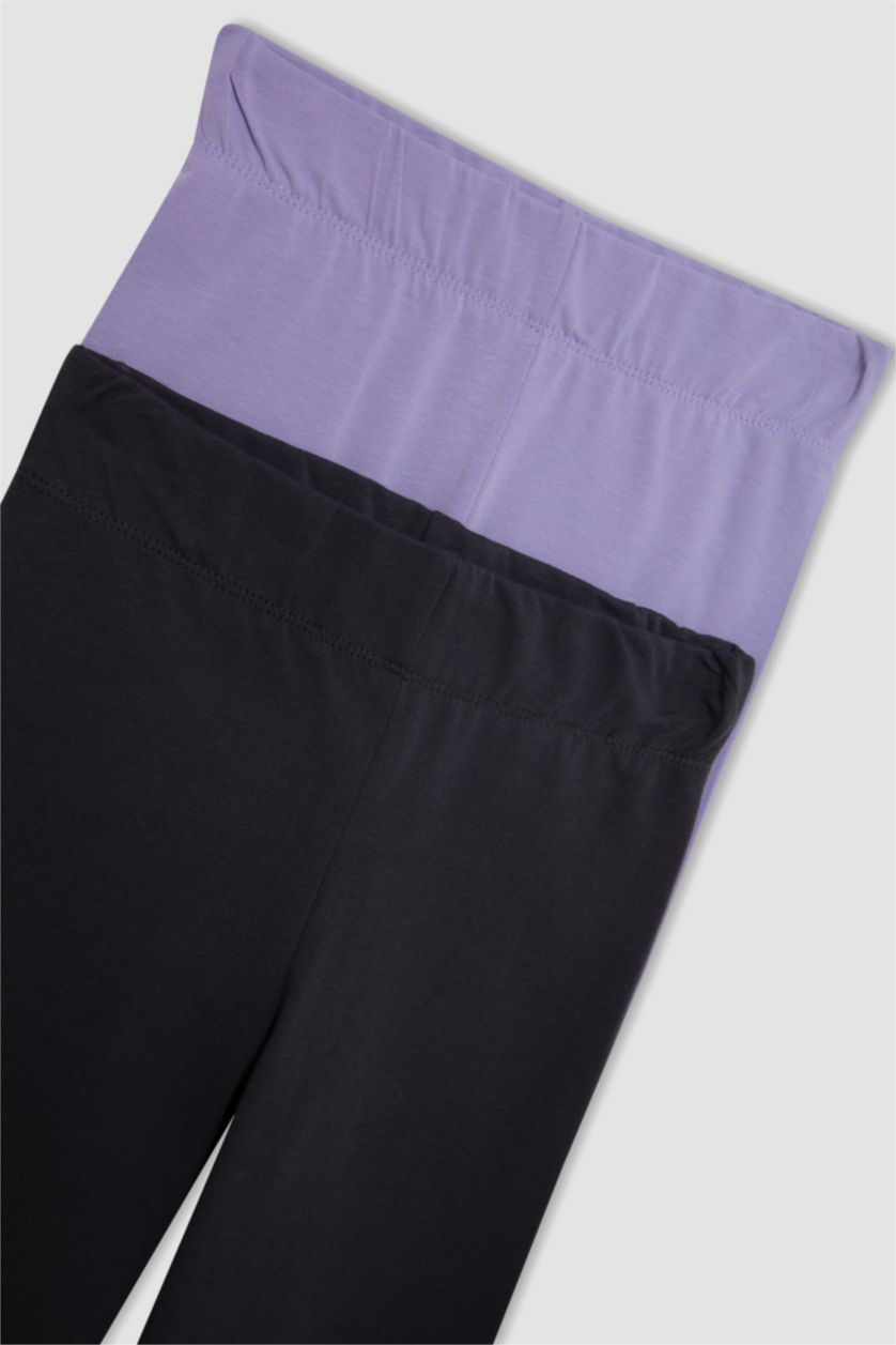 GIRLS & TEENS Lilac Girl 2 piece Capri Length Leggings