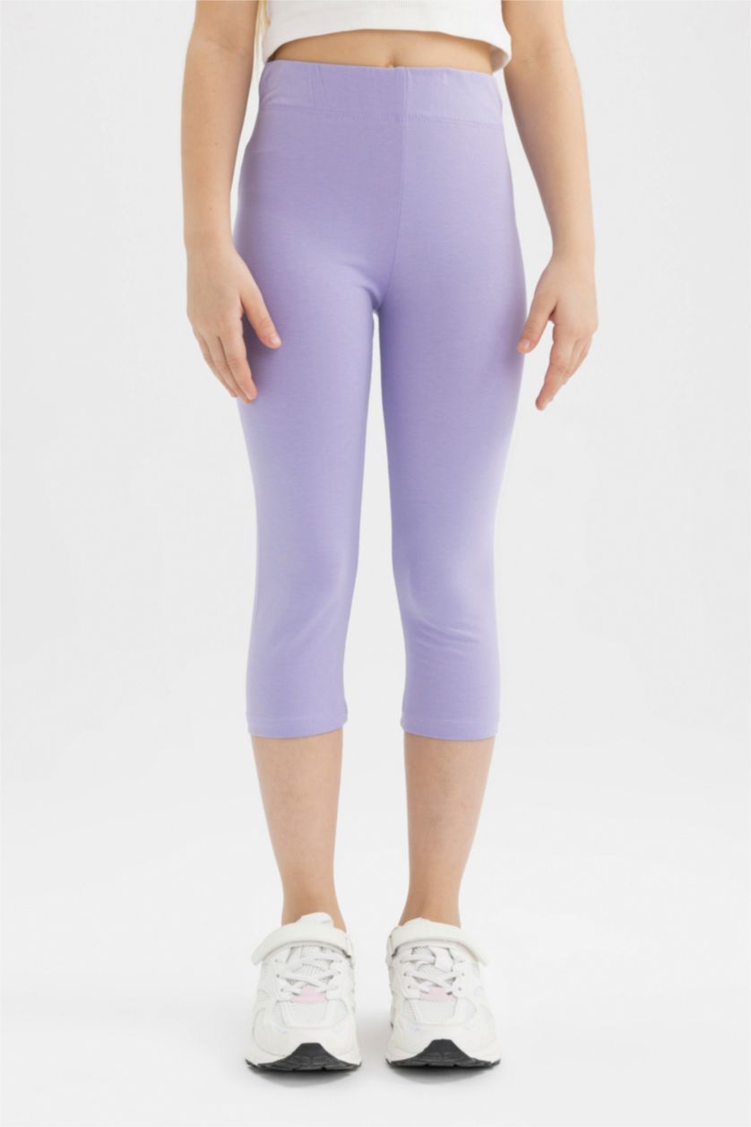 GIRLS & TEENS Lilac Girl 2 piece Capri Length Leggings