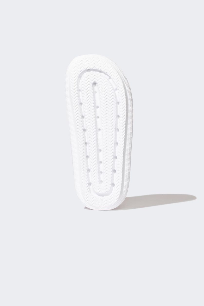 Erkek Çocuk - Genç Erkek Beyaz Erkek Çocuk Yüksek Taban Çift Bantlı Eva Terlik