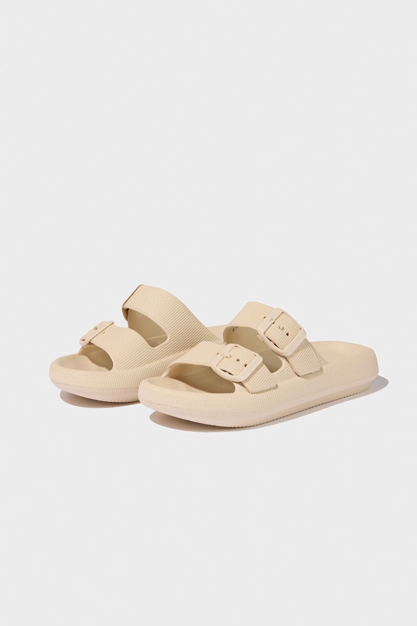 أولاد بيج شبشب ولادي بكعب سميك بشريط مزدوج