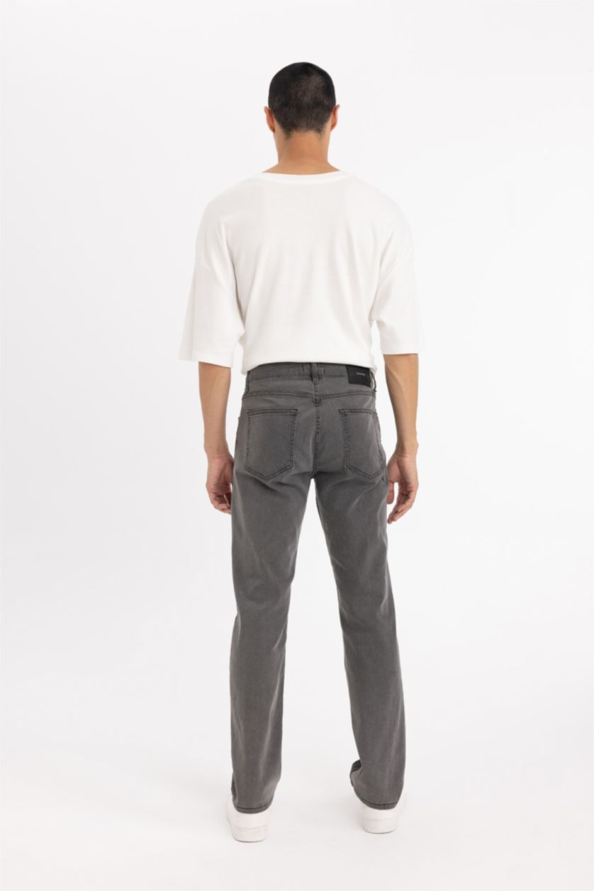 رجال أنثرا بنطرون جينز سيرجيو قصة عادية بخصر عادي