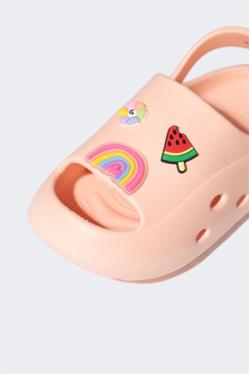 Girls & Teens Peach شبشب بناتي بكعب عالي