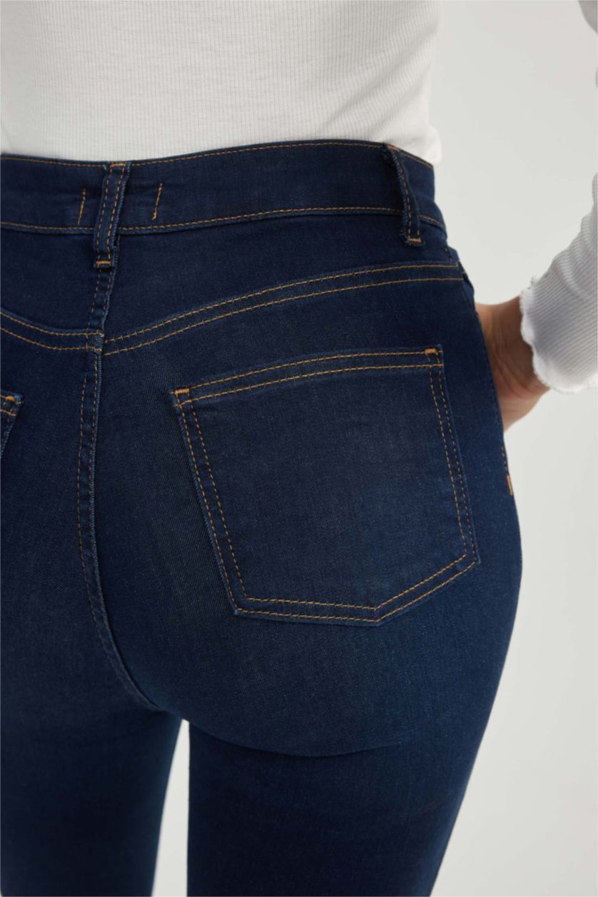 Women Dark Blue Super Skinny Fit Trousers