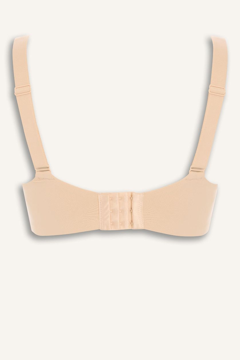 Woman Beige Fall in Love Padded Micro Plus Size Bra