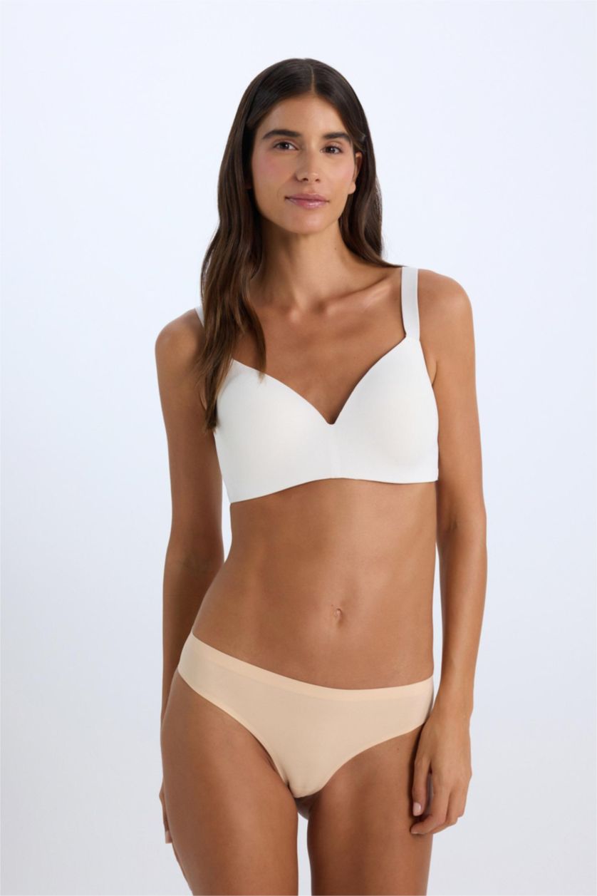 Woman White Fall in Love Comfort Bra