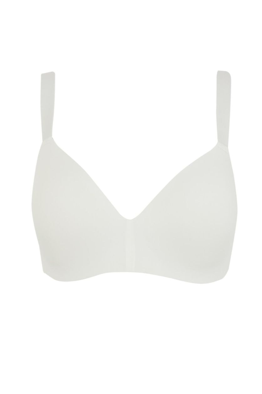 Woman White Fall in Love Comfort Bra