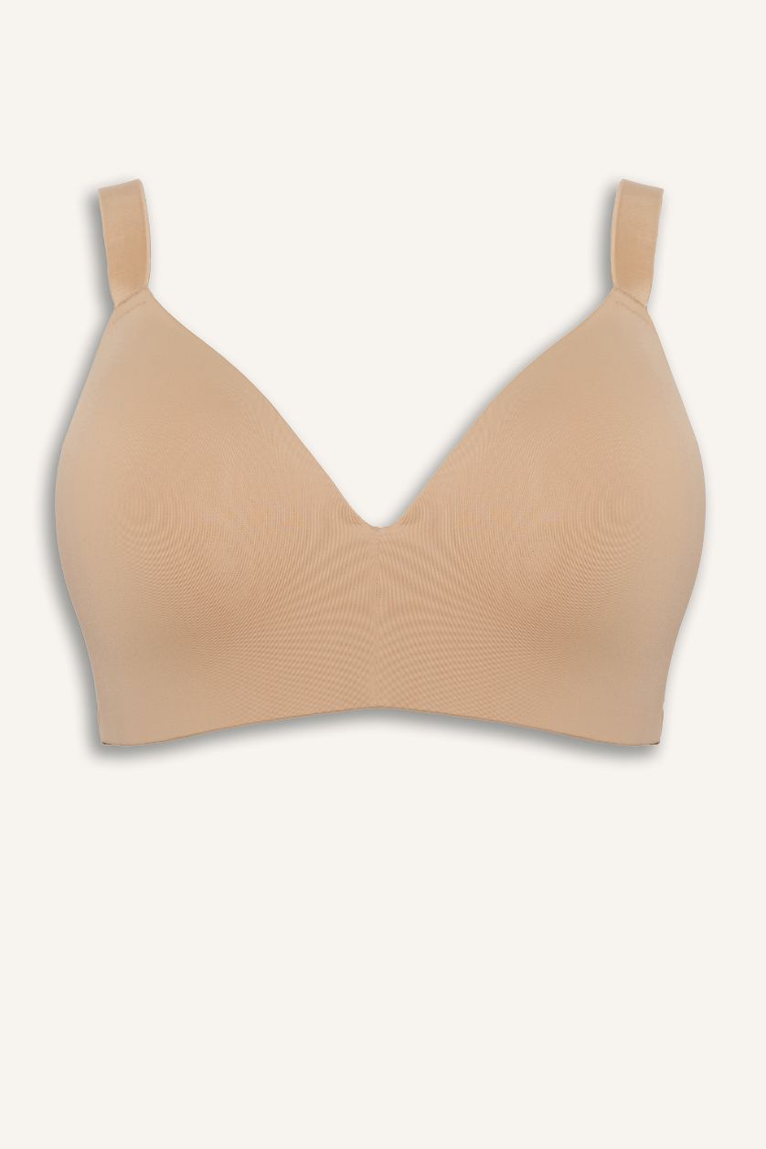Woman Beige Fall in Love With Pad Bra