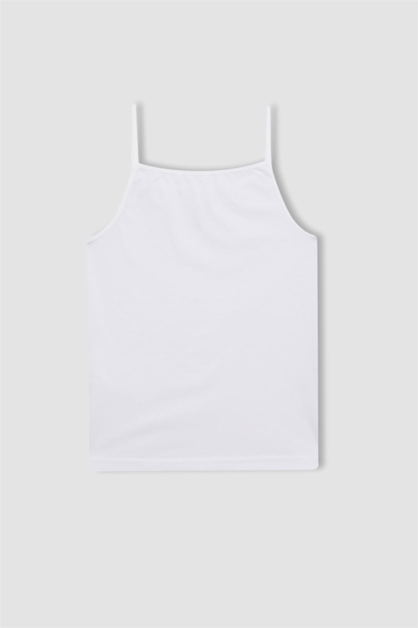 GIRLS & TEENS White Girl 2 piece Regular Fit Tank Top