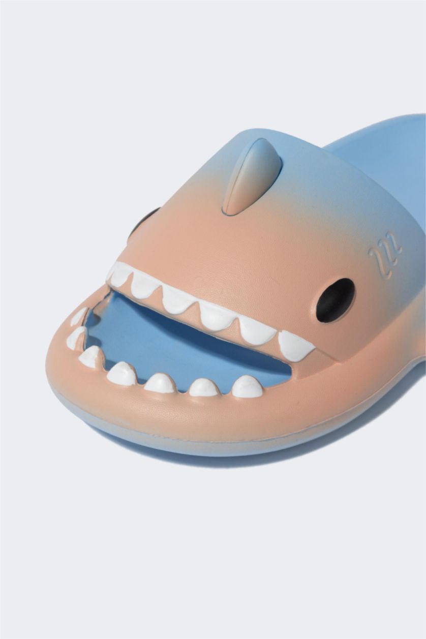 Kız Çocuk - Genç Kız Peach Yüksek Taban Tek Bantlı Eva Terlik Kız Çocuk