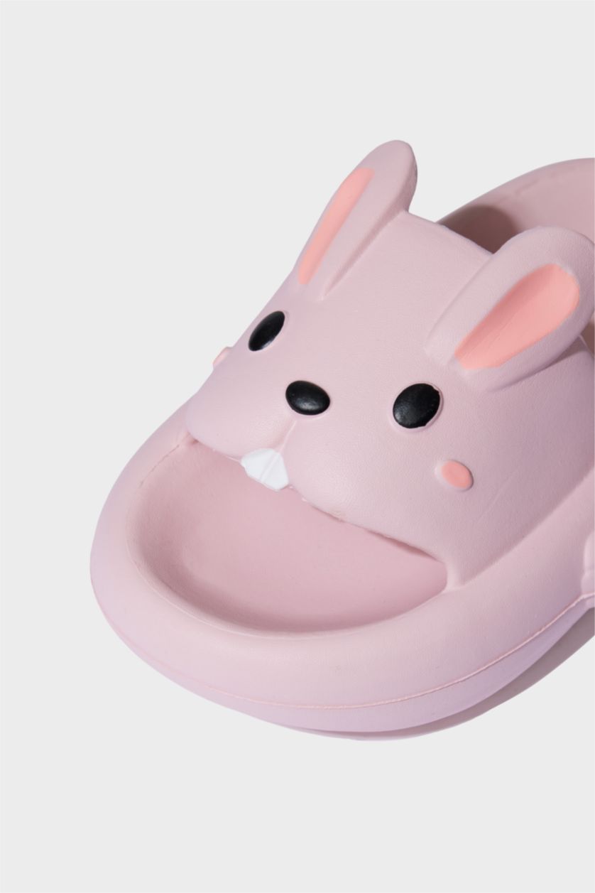 بناتي زهري نيون شبشب بناتي إيفا بكعب عالي بشريط مفرد زهري