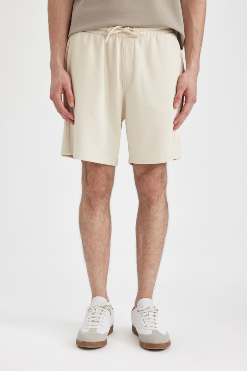 Man Sand Regular Fit Regular Hem Shorts