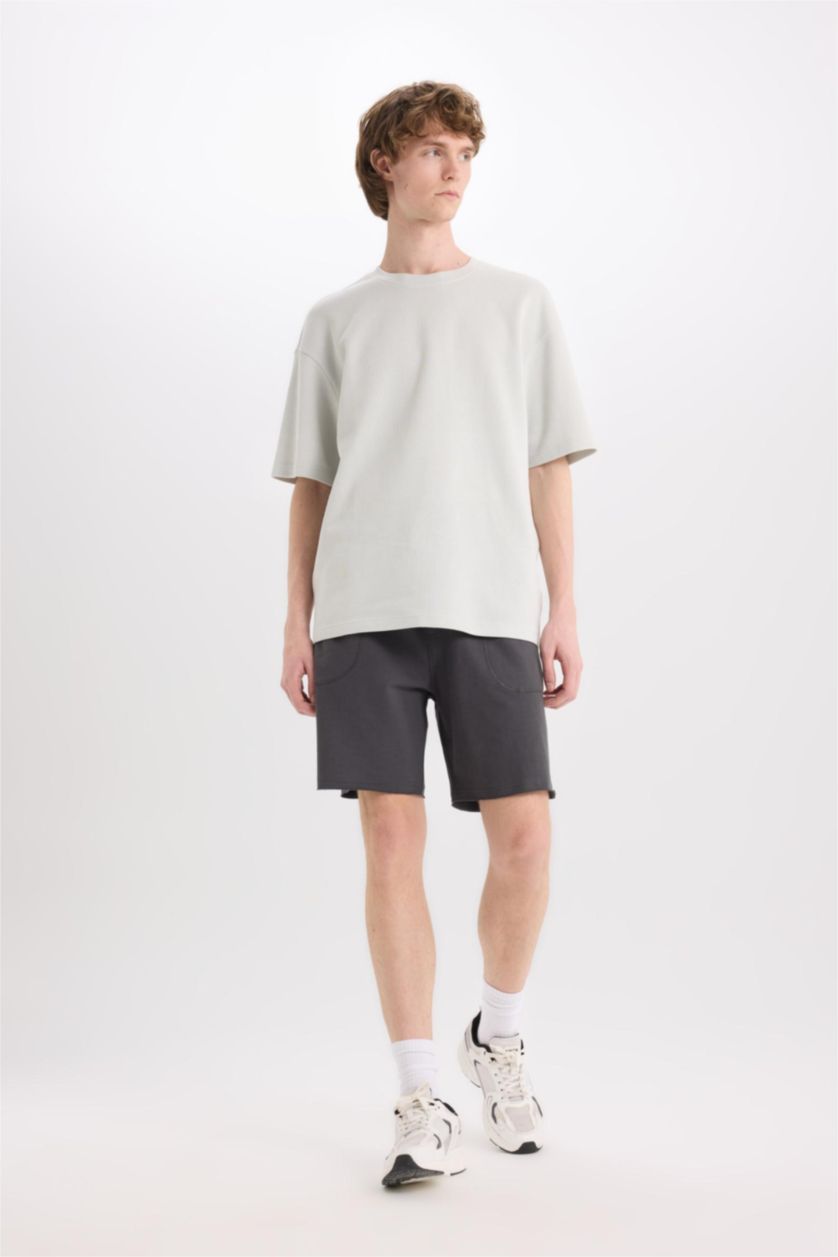 رجال أنثرا شورت سليم فيت عادي من قطن