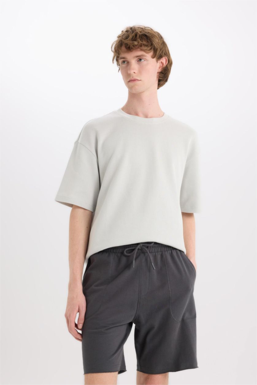 رجال أنثرا شورت سليم فيت عادي من قطن