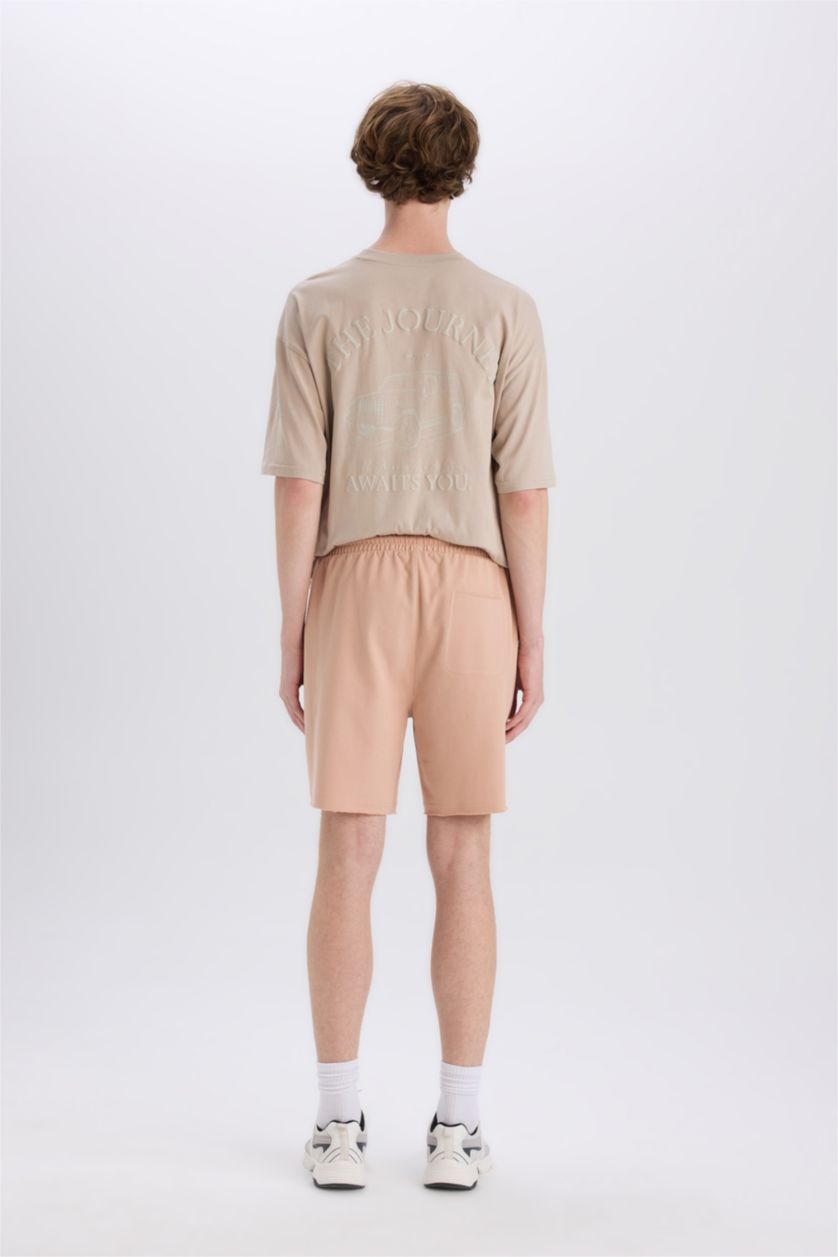 رجال بيج شورت قطن سليم فيت عادي